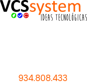 Logo VCS SYSTEM con teléfono